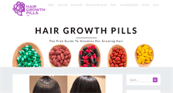Desktop Screenshot of hairgrowthpills.com